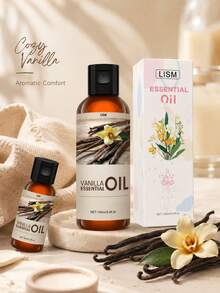100ml/3.4 Fl Oz, 30ml/1.01 Fl Oz Vanilla Scented Essential Oil - Fresh And Elegant Vanilla Fragrance, Long-Lasting And . Suitable For Aroma Diffusers, Candle Making, Car Fragrance, And All Occasions. Great Gift Item. - one-size - View 10