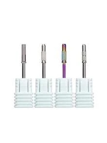 1PC Mandril para Banda de Lixamento de Arte de Unhas, Cabeça de Retificação em Titânio Prateada/Dourada/Colorida, Ferramenta de Esfoliação para Manicure e Pedicure, para Remoção de Unhas e Remoção de Pele Morta - Multicolorido - Ver 9
