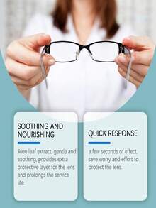 JUE FISH Produit de réparation des rayures pour lentilles, solution de nettoyage de lunettes, spray de nettoyage de lentilles, nettoyant pour écrans électroniques, agent de restauration des lentilles rayées et voilées, convient pour les téléviseurs, les téléphones, les moniteurs et les appareils mobiles - Liquide - Voir 5