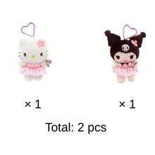 Móc khóa hình thú nhồi bông Hello Kitty My Melody Kuromi chính hãng của Sanrio, thiết kế hoa anh đào, thích hợp để trang trí túi xách, ba lô, ví và túi tote, tuyệt vời cho sử dụng hàng ngày và làm quà tặng dịp lễ. - Nhiều màu - Xem 15