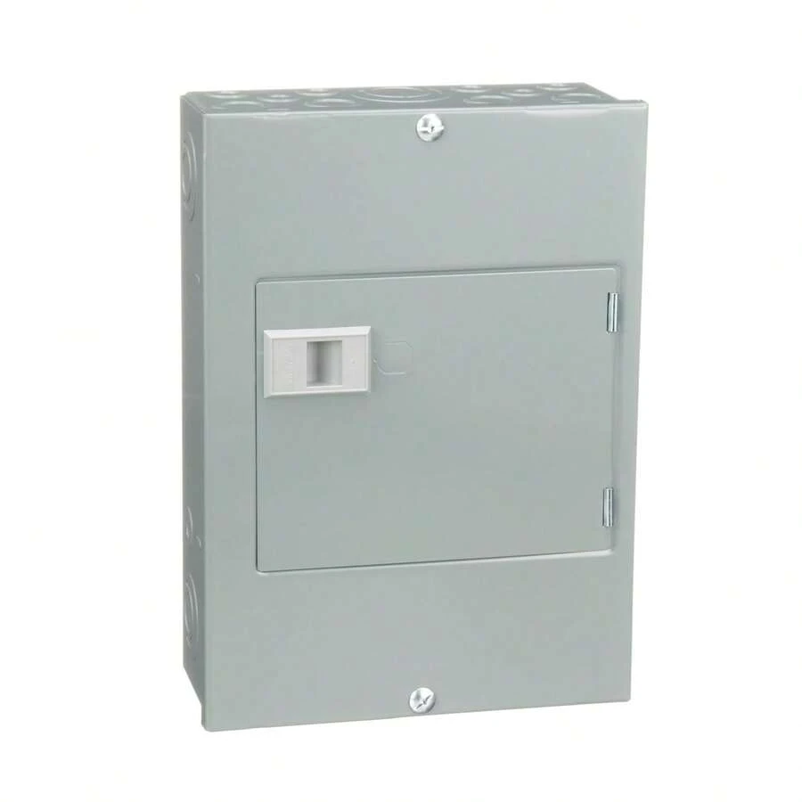 Square D - QO612L100DS QO 100-Amp 6-Space 12-Circuit Indoor Main Lugs Load Center With Surface Mount Cover, Gray - ColorA - View 1