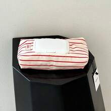 Korean Style Printed Striped Fabric Wet Wipes Storage Bag, Living Room And Kitchen Wet Wipes Bag, Large Capacity Tissue Storage Organizer - Wet Wipes Pack - View 11