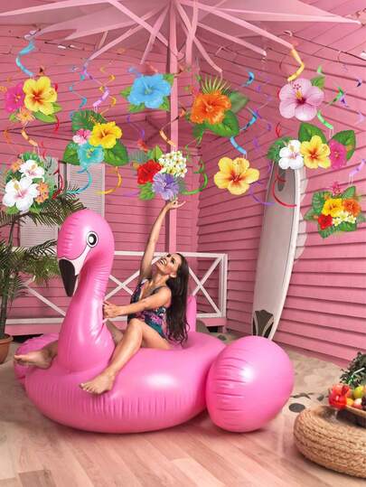 11 Món Đồ Trang Trí Tiệc Hawaii Hoa Dâm Bụt Trang Trí Tiệc Luau Hawaii Mùa Hè Trang Trí Treo Tường Tiệc Bãi Biển, Dây Hoa Treo Sinh Nhật, Banner Trang Trí Giấy Cắt Hình Nhiệt Đới Hawaii Trang Trí Tường Trần Nhà, Đồ Dùng Tiệc Hồ Bơi Bãi Biển Aloha Mùa Hè, Biển Hiệu Chim Hồng Hạc Nhiệt Đới, Trang Trí Trần Nhà Bằng Giấy Bạc, Đồ Dùng Tiệc Nhiệt Đới Mùa Hè, Đồ Dùng Tiệc Tiki Bãi Biển, Trang Trí Lá Cọ Xoáy Nhiệt Đới, Đồ Dùng Tiệc Mùa Hè (Hoa)