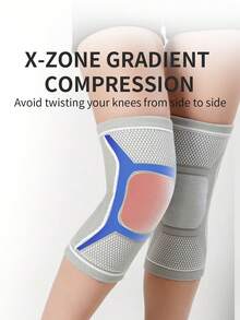1PC Nylon Knitted Knee Brace Support Knee Pads Suitable For Badminton Running Outdoor Fitness Exercise. - Multicolor - View 6