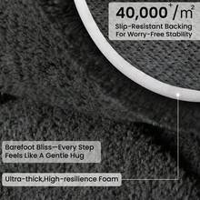 Sour Lemon Rugs Living Room Extra Large 200x300cm,3D Semicircular Pattern Area Rugs For Bedroom, Modern Annualrings Area Rugs,Machine Washable Carpet Anti Slip Short Pile Rug,Best For Dorms, Bedroom, Living Room - Dark Grey - View 4