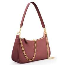Purses For Women Shoulder Bag And Handbags, Small Leather Hobo Purse With Removable Straps Cute, Retro - Awr-wine Red - View 9