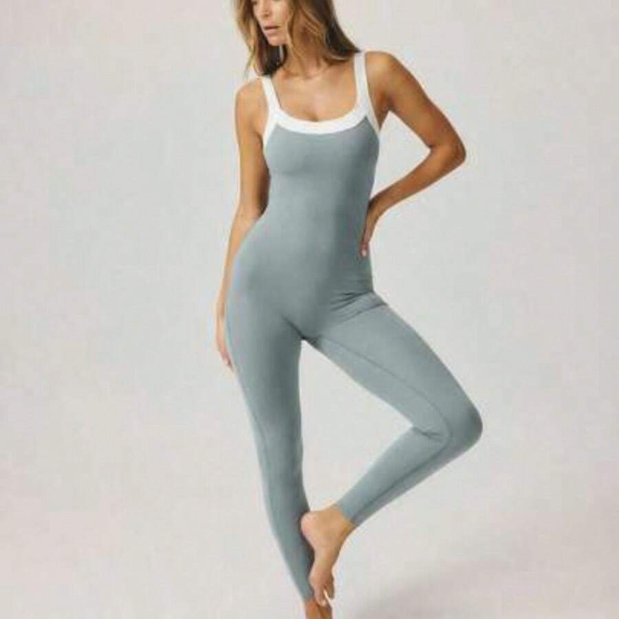 Women Unitards - Fog Green - View 1