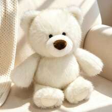 1pc Cute Cartoon Animal Plush Doll, Soft Fabric Panda, Sloth, Bear, Rabbit, Leopard Figurine, Decorative Pillow, Desktop Decor, Photo Prop, Gift For Friends, Birthday, Christmas, Halloween - Multicolor - View 19