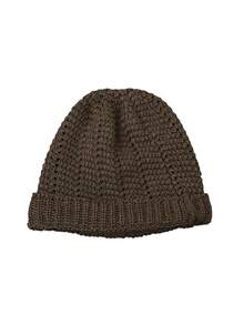 1 pieza Gorro de punto de unicolor para mujer, estilo retro bohemio casual de palacio, gorro de punto transpirable y lindo para fiestas y calle, gorro holgado calado, gorro de punto de unicolor versátil, adecuado para uso al aire libre - Multicolor - Ver 11