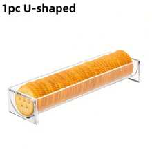 1/2pcs Rectangular Transparent Cookie Tray, Acrylic Food Display Stand For Home, Party And Meat Platter - Multicolor - View 16