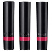 3 Pcs Rimmel Lasting Finish Matte Lipstick - Furious Fuchsia 170 - Furious Fuchsia 170 - View 1