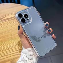Phone Case - Angel Wings Design Phone Case For IPhone 17, 16, 16 Pro, 16 Pro Max, 16e, 15, 14, 13, 12, 11, X, XR, And XS Max. This Case Is Drop-Proof And Anti-Slip, Making It An Ideal Holiday Gift. It Also Features A Completely Transparent Soft Case For - 無色 - 查看 3