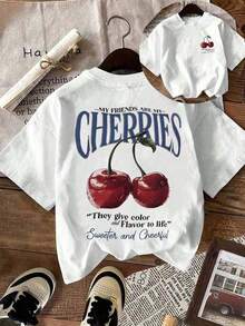 Gift [New Products Arrive In Great Style] Women's Casual Short Sleeve Crew Neck T-Shirt With Lemon Print, Unisex Summer Outing T-Shirts, Soft - 白色 - 查看 7