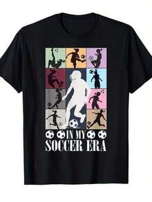 This Humorous Graphic-Shirt Features A Soccer Girl And Is Made From Soft, Unisex. It'S An And Option Everyday Wear, Making It An Excellent Anyone, Whether It'S Him, Her, Or A Friend. Shirts Are Printed And Shipped From Canada - Negro - Ver 1
