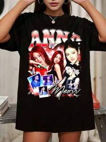 Women T-Shirts - Black - View 1