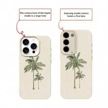 Fashionable Printed Cell Phone Case 20261pc, Vacation Style, TPU Material, Summer Coconut Tree Design, Compatible With Phones, Spring Gift, International Version, Not The National Version - 白色 10 - 查看 7