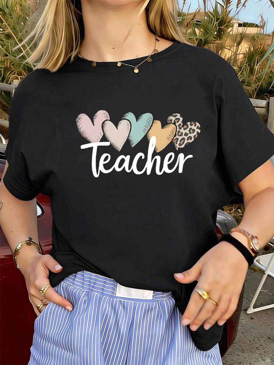 Women T-Shirts - Black - View 1