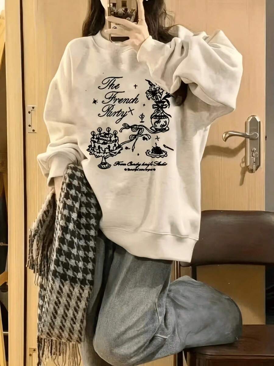 Women Sweatshirts & Hoodies - Light Grey - View 1