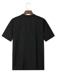 Versatile Casual Loose Fit Short Sleeve T-Shirt With Fun Print, Ideal For Holidays, Work And Everyday Wear - 彩色 - 查看 2