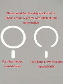 1 Ốp lưng điện thoại từ tính trong suốt đơn giản cho iPhone 17promax/17pro/17air/16/15/14/13/12/11 - Trong sáng - Xem 4