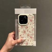 2026 Youthful And Modern Cell Phone Case, Cute, Minimalist, Luxury, With White And Pink Floral Elements, Phone Case, Cute, Pink, Minimalist, Matte White, Premium Phone Case, 1 Piece, Matte White Phone Case With Lens Protection, With 3 Cute Orchid Flower Patterns, Compatible With 16 Pro 15 14 Plus 13 12 11, Water Resistant, Shockproof, Drop Resistant And Scratch Resistant, Birthday Gift, International Version, Not The National Version - 多色 4 - 查看 7