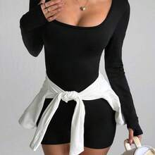 Women Unitards - Negro01 - View 4