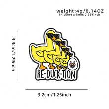 RE-DUCK-TION 珐琅胸针 时尚装饰胸针 领针 包包徽章 珠宝礼品 - 彩色 - 查看 2