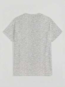 ALLSAINT London Japanese Streetwear T-Shirt, 100% Cotton, Casual, Comfortable, Durable, Unique Graphic Print, Double-Sided Print - 灰色 - 查看 2