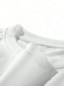 Zrgoth Men's Short Sleeve T-Shirt, Casual, Versatile, Minimalist Style, With Japanese Crane Print - 灰色 - 查看 6