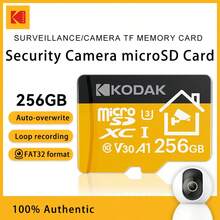 Kodak 32GB TF 記憶卡 256G 128GB 64GB 32GB Class A1-10 UHS-1 閃存卡 Micro SD 卡 適用於家用監控 - 查看 12