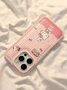 SANRIO Ốp lưng bảo vệ chống sốc vân da bong bóng siêu hot, chống bụi, thiết kế nơ 3D Hello KT hoạt hình dễ thương, tương thích Apple 17/17Air/17Pro/17Promax, 16/16Plus/16Pro/16Promax, 15/15Plus/15Pro/15Promax, 14/14Plus/14Pro/14Promax, 13/13Pro/13Promax, 12/12Pro/12Promax, 11/11Pro Max - Hồng - Xem 3