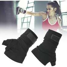 Black Polyur Boxing Ding Bandage, Sports Hand Wraps For Fighting Muay, Breathable Anti Slip Hand Strap With Fixed End, Protective Wrist Support For Ing, 300x5cm - Multicolor - View 3