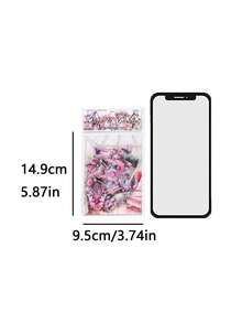 30pcs Garden Theme Scrapbooking Stickers, Creative Aesthetic Sticker Decals, Scrapbook, Album DIY Decoration, Holiday Gift, Personalized Scrapbook School Supplies - 4. Dreamy Flower Mirror - View 11