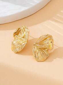 1 Pair Summer Beach Vacation Style Metallic Luster Brushed Texture ...