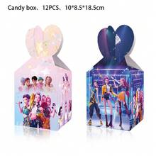 6Pcs Fantasy Girl Group Party Supplies, K-POP Magical Themed Decor With Party Horns, Anime Mini Decor Gift Sets, Random Design Birthday Xmas Party Ornaments Holiday Fillers - Multicolor - View 7