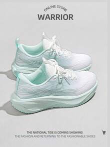 WARRIOR 1 Pair Sporty Low-Top Mesh Sneakers - Light Green - View 3