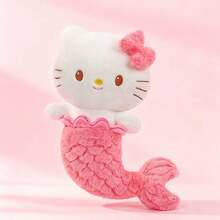 SANRIO 1件美人魚毛絨玩偶睡眠枕，生日禮物、陪伴禮物、情人節禮物、紀念品，適合親子互動 - 粉色 - 查看 11