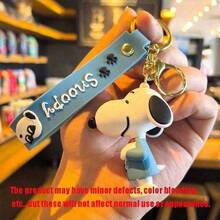 SNOOPY 1pc  Keychain Pendant, Cute Bag Charm Accessory, Perfect Small Gift For Fans, Family And Friends, Top Choice Gift For Girlfriend/Couple, Summer Vibe Daily Matching Accessory [Random Style] - Multicolor - View 7