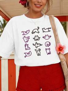 Women T-Shirts - White - View 1