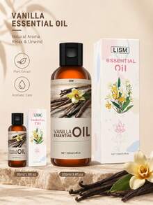 100ml/3.4 Fl Oz, 30ml/1.01 Fl Oz Vanilla Scented Essential Oil - Fresh And Elegant Vanilla Fragrance, Long-Lasting And . Suitable For Aroma Diffusers, Candle Making, Car Fragrance, And All Occasions. Great Gift Item. - one-size - View 3
