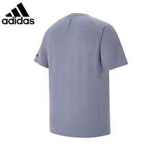 Adidas Áo thun nam tay ngắn mới, thoáng khí, nhanh khô, dáng rộng. - Bụi tím - Xem 3
