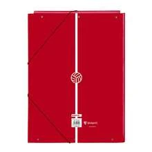 | Sevilla FC Folio Folder With 3 Inner Flaps, Hard Covered, Closure With Elastic Bands, Youth School Folder For Documents And Back To School, Official License - 3 Flaps (2) - View 3