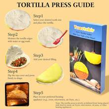 4-In-1  And Press For 10"+8"+6"+4" Wraps | Quesaa Press, Burrito And Taco Maker | Leak-Resistant Seal Design | Versatile Kitchen Tool For Calzones, Dumplings &Amp; Sandwiches - 黑色 - 查看 2