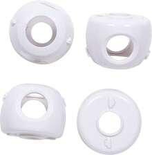 Safety 1st Parent Grip Door Knob Covers, White, One Size,4 Count (Pack Of 1) (HS3260600), Packaging May Vary - 顏色B - 查看 3