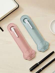 1 hộp đựng bút bằng da PU hình bàn chân chó, bao đựng bút bằng da PU cho học sinh, vỏ bảo vệ bút chì và bút bi, túi đựng bút sáng tạo, túi đựng văn phòng phẩm, đồ dùng học tập. - nhiều màu - Xem 4