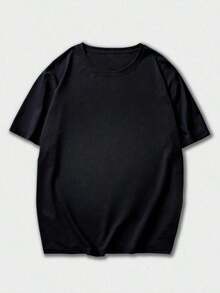 Zrgoth Men's Minimalist And Versatile Casual Short Sleeve T-Shirt With Japanese Crane Print - 酒紅色 - 查看 5