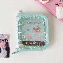 1 cuốn album ảnh bìa rời có khóa kéo hình ngôi sao cỡ A8 mini 3 inch, sổ lưu trữ ảnh nhỏ chủ đề ngôi sao. - Nhiều màu - Xem 19