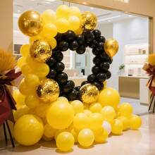 50/131pcs Yellow Balloons In Different Sizes 18/12/10/5 Inch Yellow Balloon Garland Arch Kit Suitable For Graduation, Wedding, Bi Baby Shower, Sunflower And Bee Theme Party Decorations - Yellow - View 8
