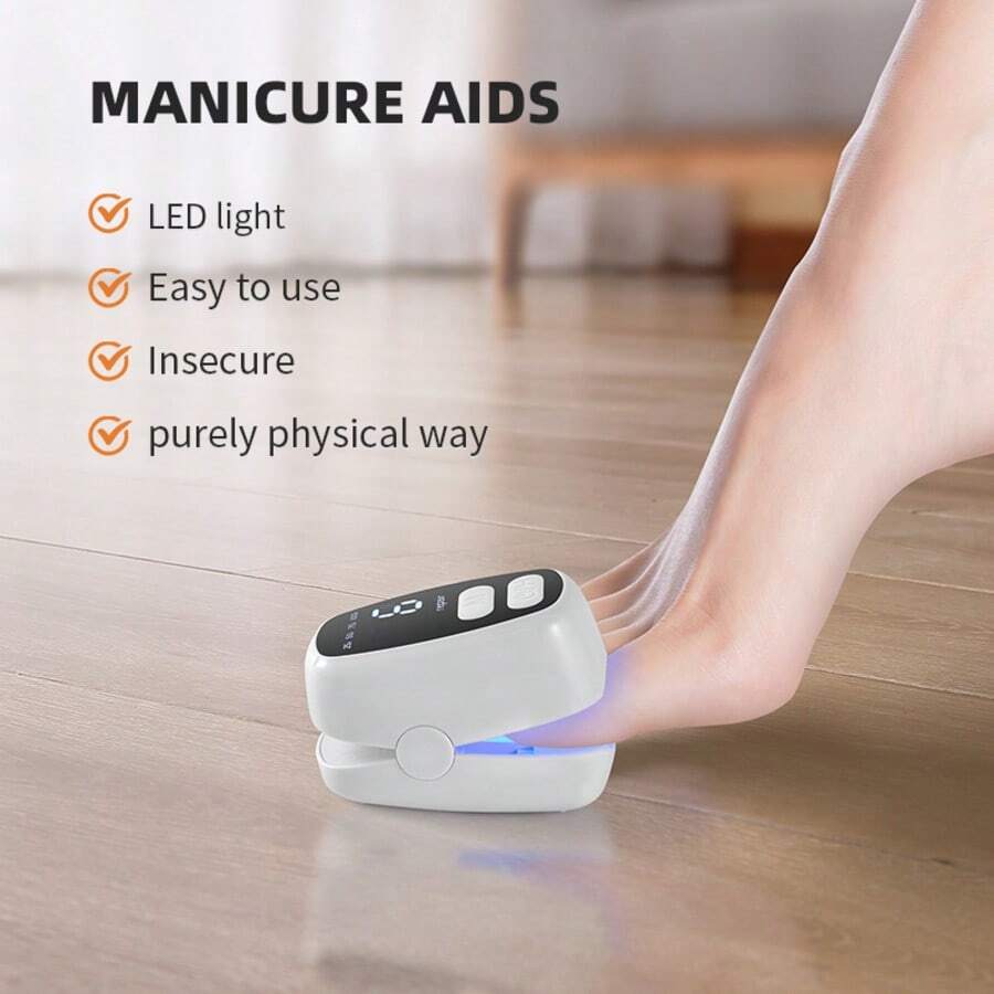 Portable Quick-Dry Nail Dryer, Mini LED Nail Lamp, Home Salon Tool Professional Nail Dryer 400mAh