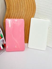 1pc Colorful Nail Art False Eyelash Storage Box, Portable Flip-Cover Nail & Lash Display Case - Multicolor - View 7